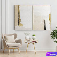 Photo frame 133 3D Model Vray, Corona