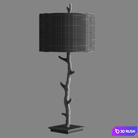 Javor table lamp by Uttermost 3D Model Corona
