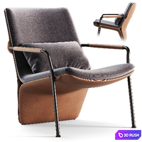 Poltrona Arabesque 3D Model Corona