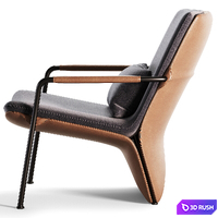 Poltrona Arabesque 3D Model Corona
