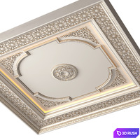 Ceiling  in oriental style. .Arabic Majlis Ceiling .Eastern Morocco Ceiling Classic 3D Model Vray, Corona