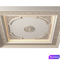 Ceiling  in oriental style. .Arabic Majlis Ceiling .Eastern Morocco Ceiling Classic 3D Model Vray, Corona