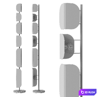 ARPEGGIO floor lamp 3D Model Corona