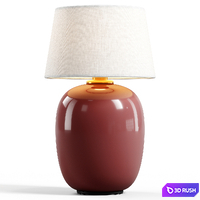 Menu Space - Torso Table Lamp, Portable 3D Model Vray