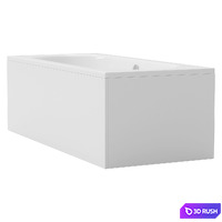Bathtub Villeroy &amp; Boch Loop &amp; Friends oval Duo 3D Model Vray, Corona