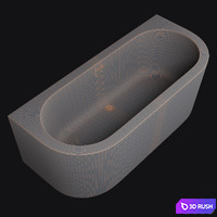 Knief Wall 180x79x58 3D Model Corona