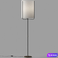 Lulu and Georgia Boise Floor Lamp by Arteriors 3D Model Vray, Corona