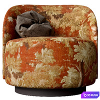 Giopagani Dig It armchair 3D Model Corona