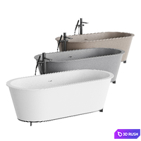 Ceramica Cielo Ottavia Bathtub 3D Model Vray, Corona