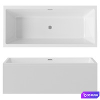 Bathtub Radaway Tiana 3D Model Vray, Corona