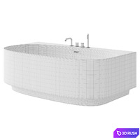 Bathtub ARC160 By INBANI 3D Model Corona