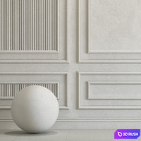 Decorative plaster with molding 283 3D Model Vray, Corona