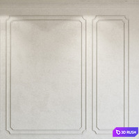 Decorative plaster with molding 284 3D Model Vray, Corona