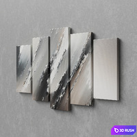 Modular paintings 8 3D Model Vray, Corona