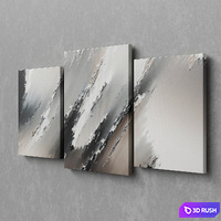 Modular paintings 8 3D Model Vray, Corona