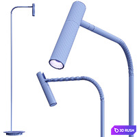 MINISPOT Floor lamp By Alma light 3D Model Vray