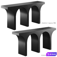 Trit House Villa Console Set 3D Model Vray, Corona
