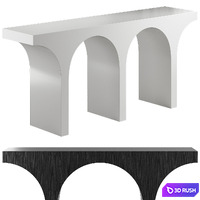 Trit House Villa Console Set 3D Model Vray, Corona