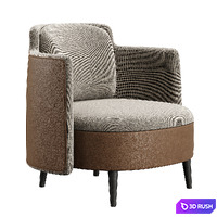 Armchair Fatt Konyshev 3D Model Corona