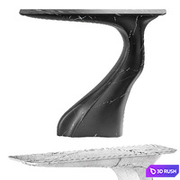 Modern Rectangular Console Table 3D Model Vray, Corona
