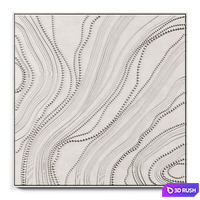 Wall decor 66 3D Model Vray, Corona