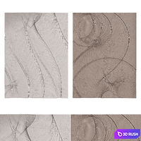 Wall Art Abstract 3D Model Vray, Corona