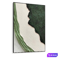 Plaster Two Photo Frame D-580 3D Model Vray, Corona