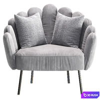 Armchair Amira 3D Model Corona