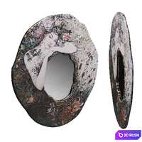 Author's mirror Forest 3D Model Corona
