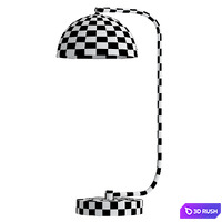 Valencia Table Lamp Brass 3D Model Corona