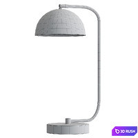 Valencia Table Lamp Brass 3D Model Corona