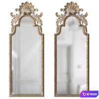 Pier Glass Mirrors in the Queen Anne manner 3D Model Corona
