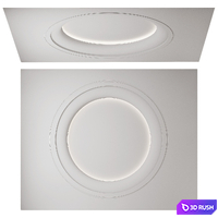 Modern ceiling 4 3D Model Corona