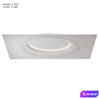Modern ceiling 4 3D Model Corona