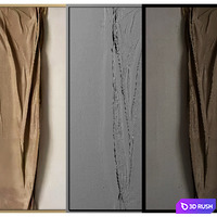 01 WALL ART 3D Model Vray, Corona