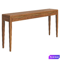 Restoration Hardware console Gael 3D Model Vray, Corona
