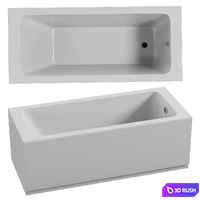 Acrylic bathtub Artemis Ceres 3D Model