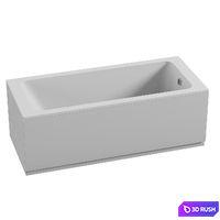 Acrylic bathtub Artemis Ceres 3D Model Corona