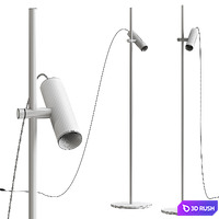 DOTS Floor lamp By Kettal 3D Model Vray, Corona