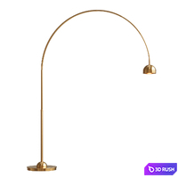 RH Floor lamp L'Arc 3D Model Corona