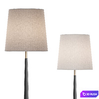 Beckett Leather Floor Lamp 3D Model Corona