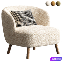 Ulit armchair 3D Model Corona