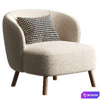 Ulit armchair 3D Model Corona