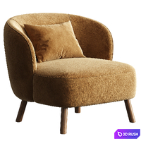 Ulit armchair 3D Model Corona