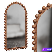 Floor Mirror Emilia Soho Home 3D Model Vray, Corona