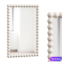 RECTANGULAR wall mirror by ZH 3D Model Vray, Corona