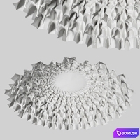 Mukarnas. The eastern dome is a stalactite 3D Model Corona