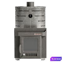 Feringer stove 3D Model Corona