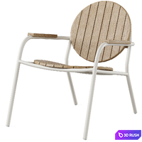 Garden chair Chassagne by LA REDOUTE INTERIEURS 3D Model Vray, Corona