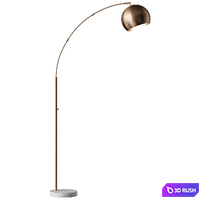 Pottery Barn Nella Metal Arc Sectional Floor Lamp 3D Model Corona